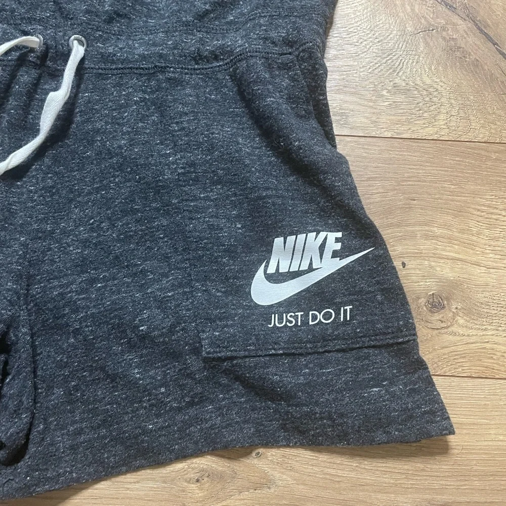 Nike Gym Vintage Racerback Romper in Heathered Grey Women's Sz Small